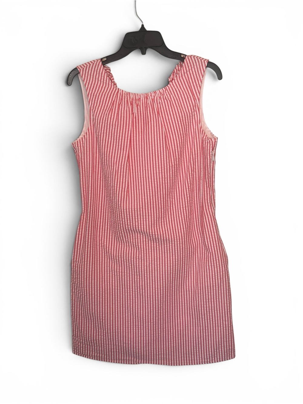 Women’s Crown and Ivy Light Red Striped Sleeveless Shift Dress